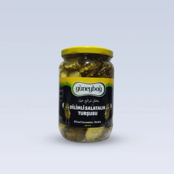 مخلل الخيار المُقطَّع